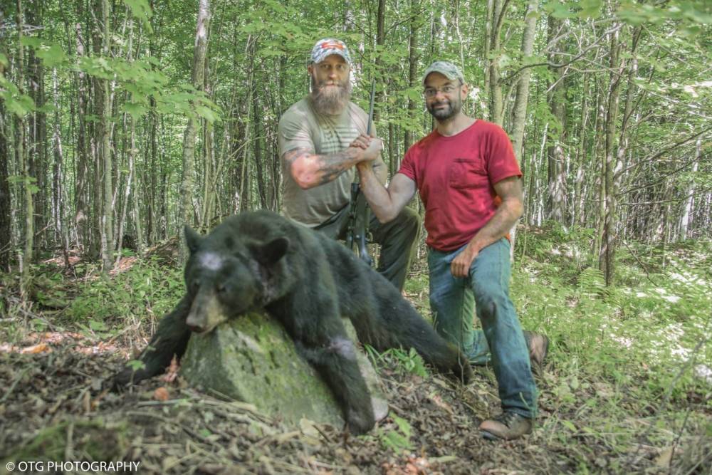 successful guide black bear hunt wisconsin